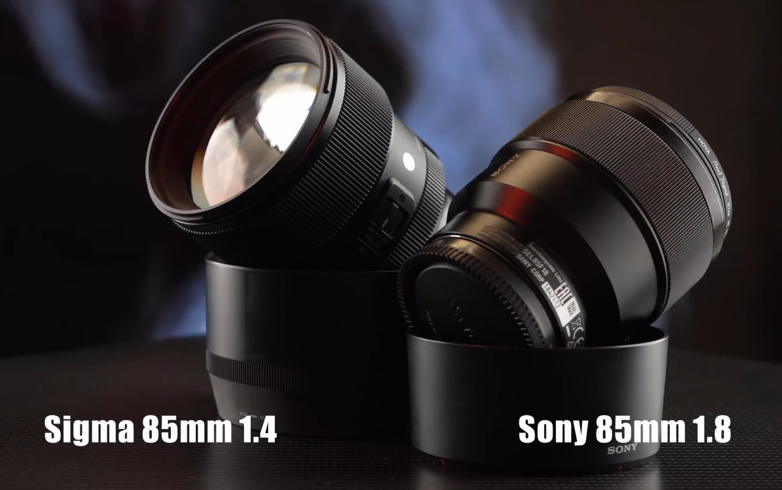 Sigma 85mm f1.4 vs Sony FE85mm f1.8