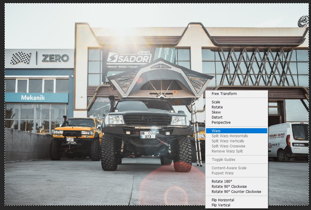 Photoshop Warp Kullanımı