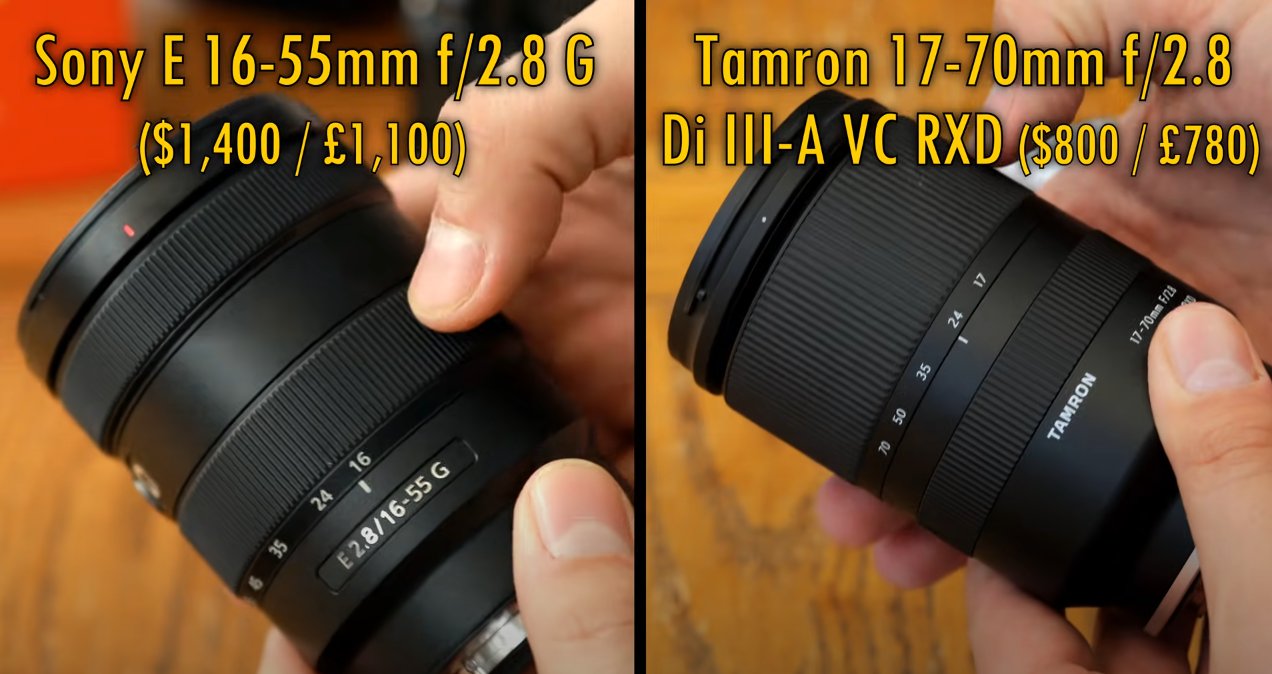 Tamron 17-70mm f/2.8 vs Sony 16-55mm f/2.8 